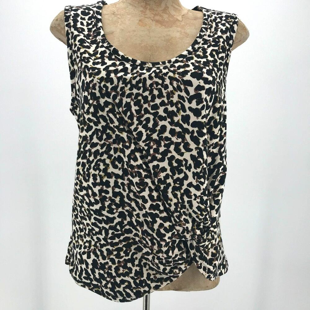 Cabi Tank | Womens Leopard Athletic Top | XS - Picture 2 of 8